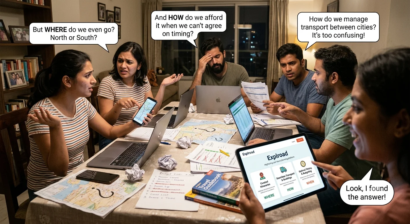Friends Planning a Trip