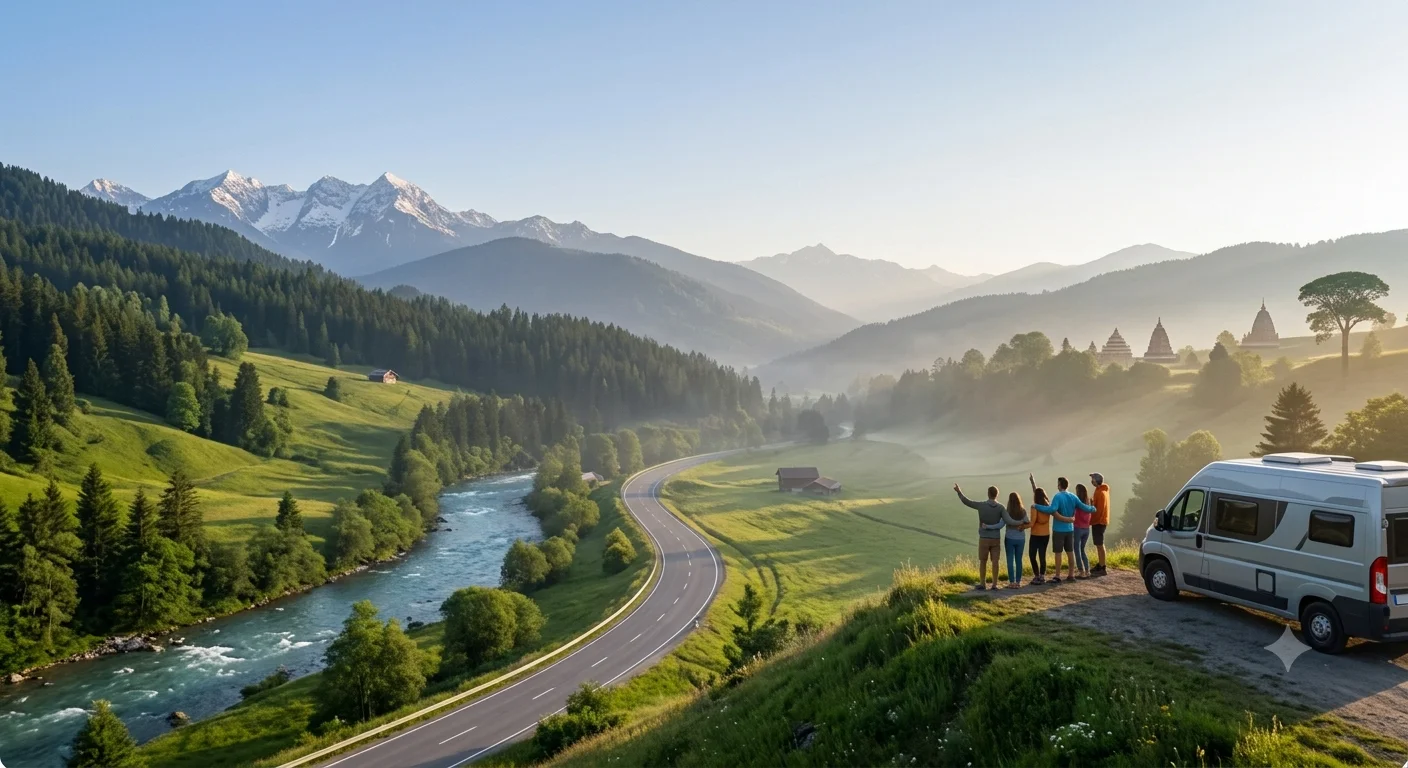 Mountains and Roads